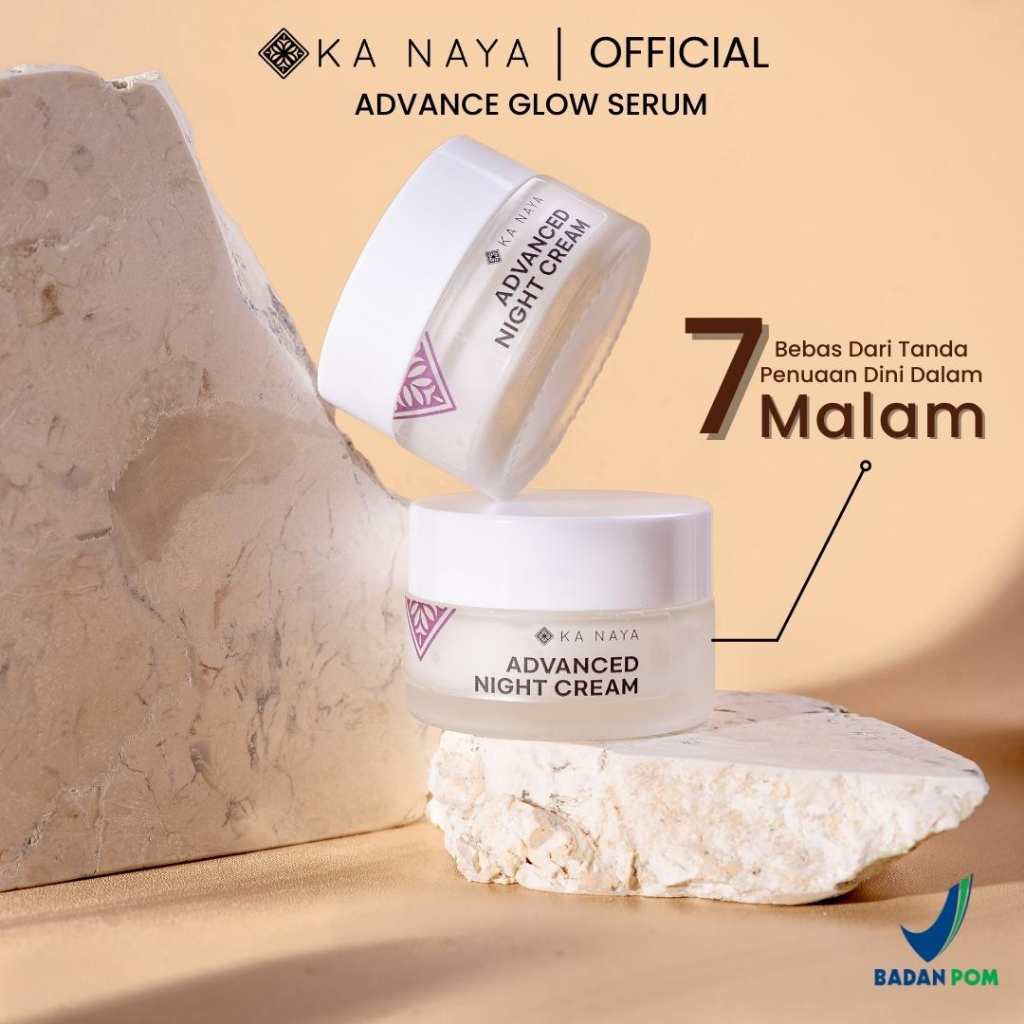 Ka Naya Night Cream Pelembab Wajah Pria - Pemutih Wajah Bpom - Cream Pemutih - Crim Pemutih Wajah