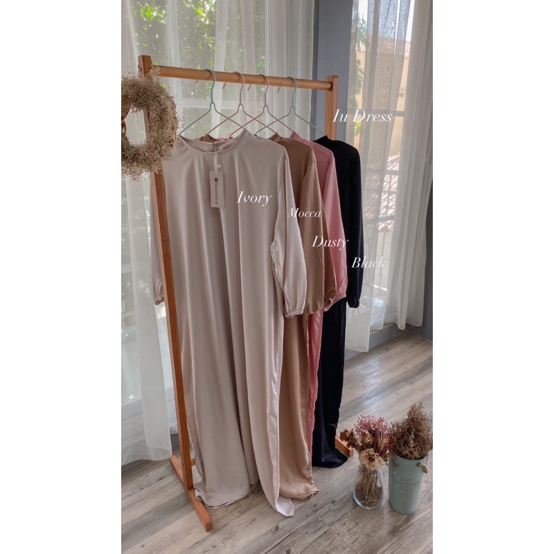 LONG DRESS  POLOS //  MIDI DRESS SIMPLE // IU DRESS // HIJABEQULLA