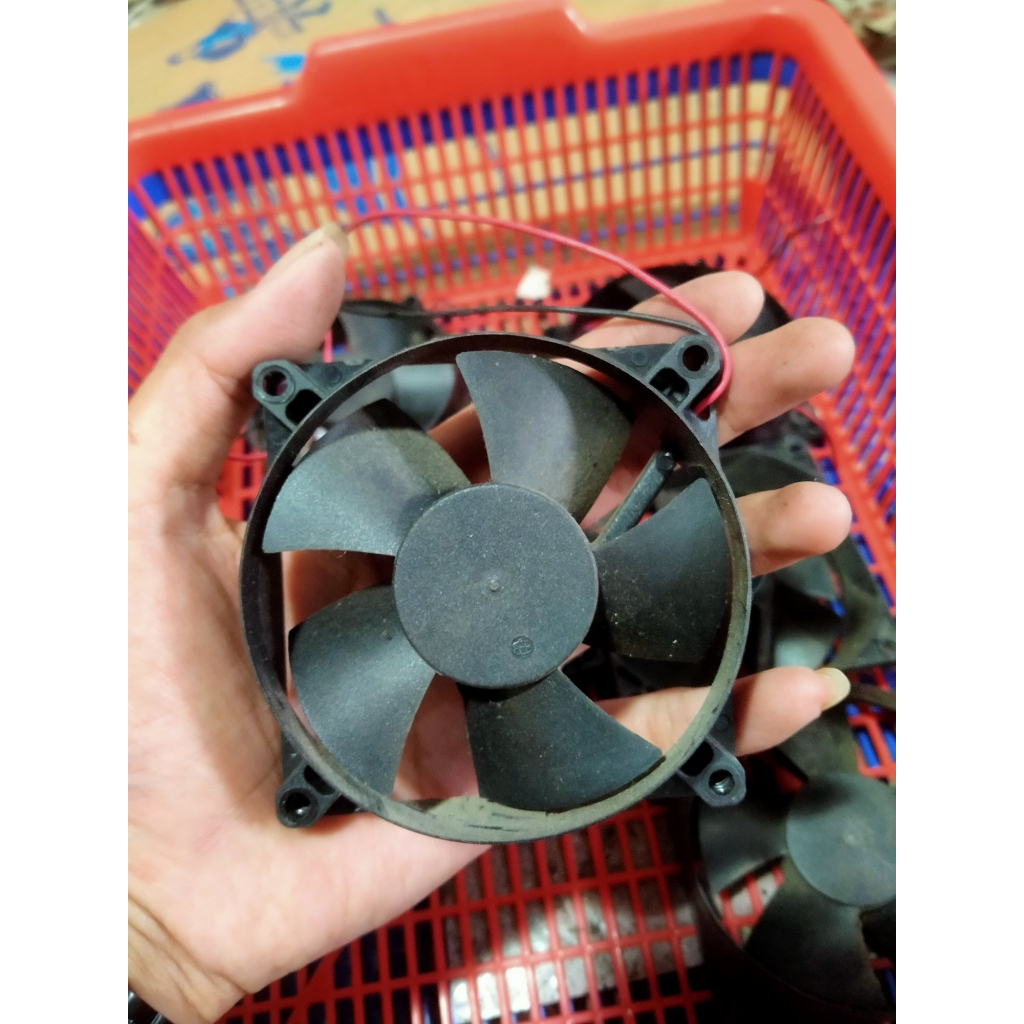 Kipas Murah DC 12V 8x8cm Bulet Dijamin Hidup Bekas Fan Cabut Psu Kipas Fan.Termurah.GROSIR Tersedia.