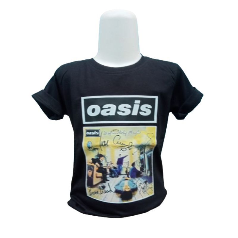 kaos anak band oasis  /  baju musik anak oasis  / baju Band metal