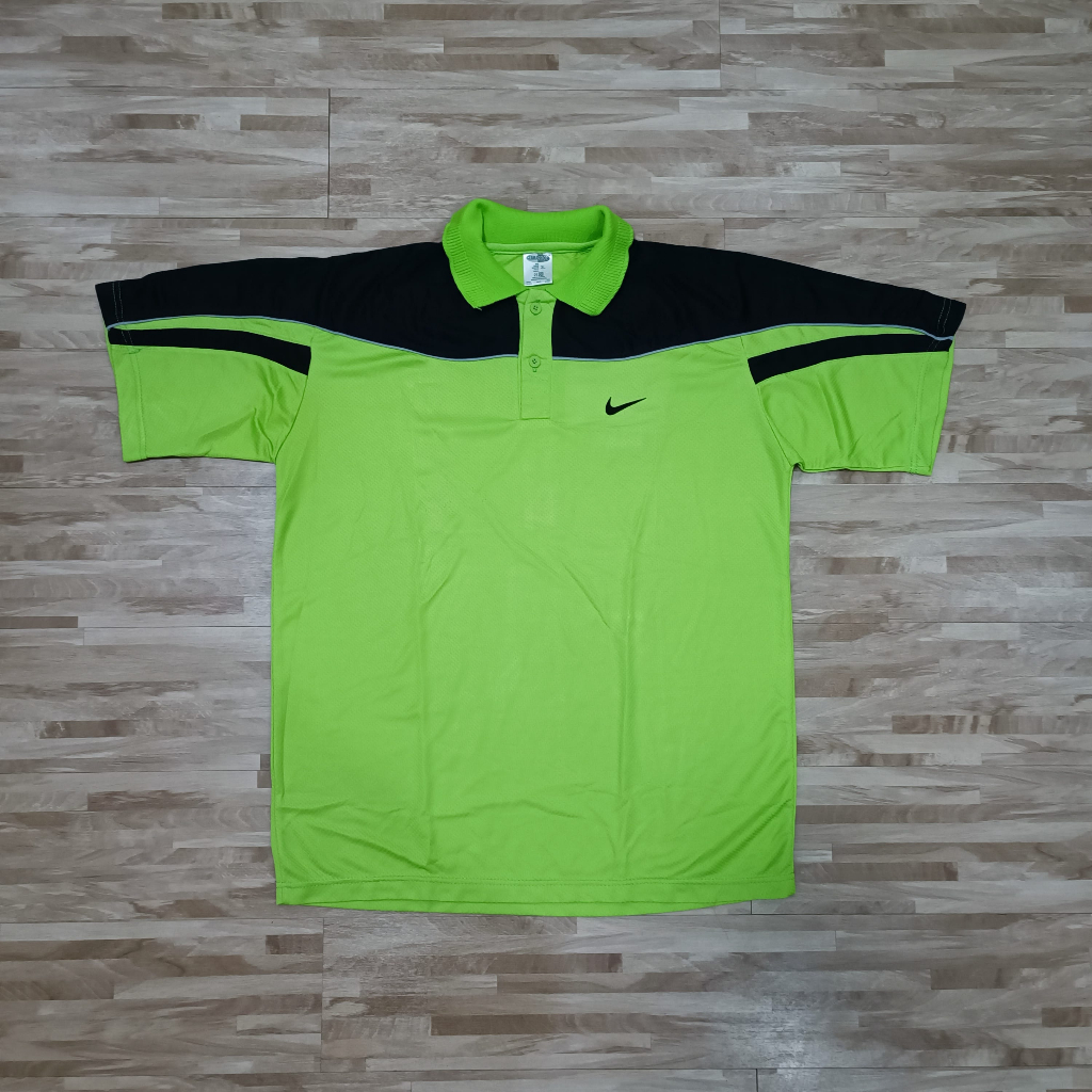 Baju Olahraga Nike Climacool Hijau Original Bekas 3L