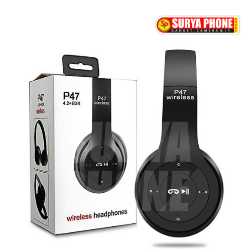 Headphone P47 Wireless Portable Bluetooth Headset Bass