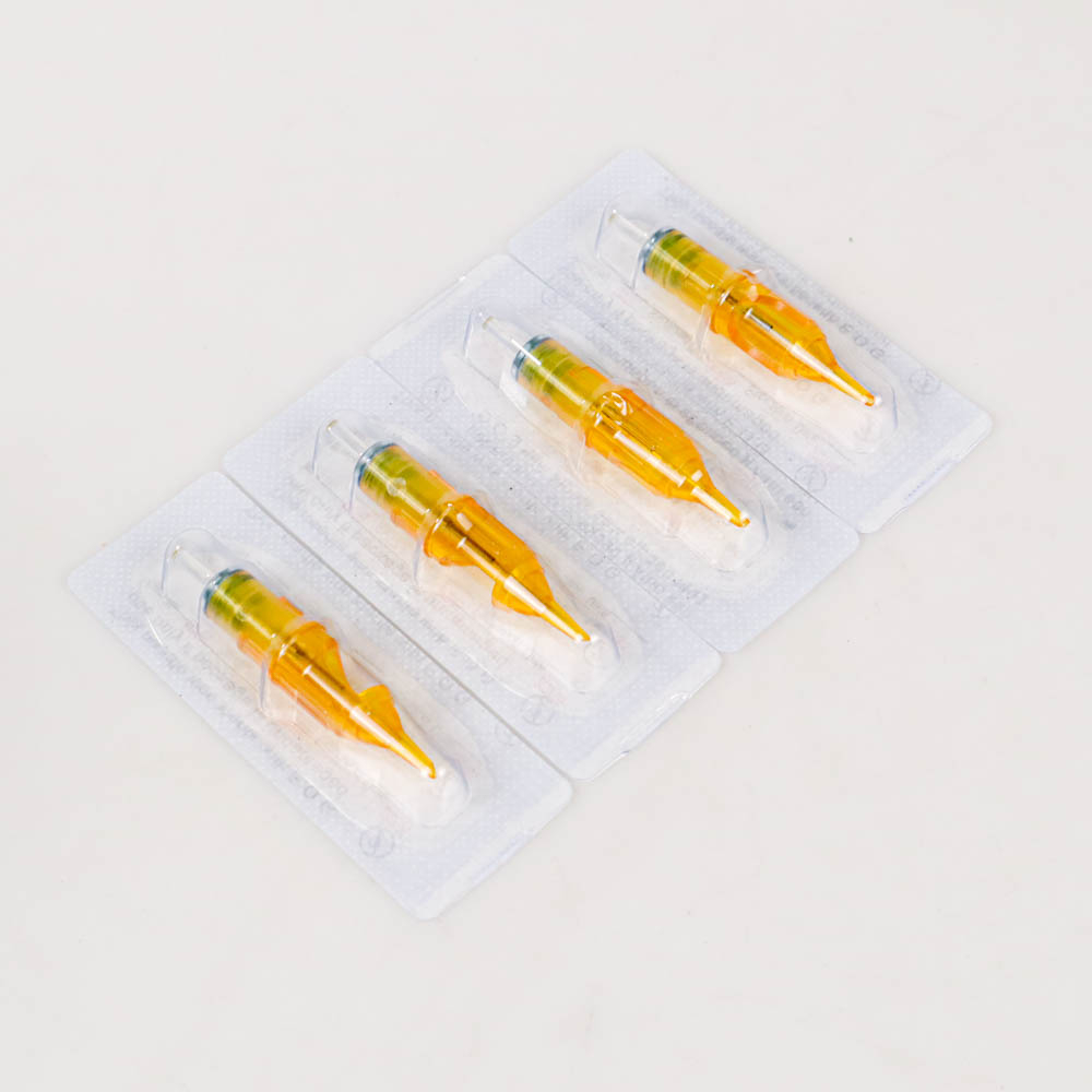 Yellow Dragonfly Jarum Tato Alis Sekali Pakai Tattoo 20PCS - 1203RL - Yellow