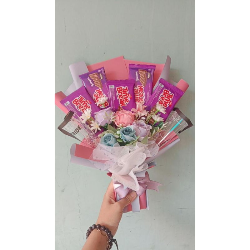 

(READY Gift_Muu) Bouquet Snack untuk kado Buket Jajanan kado ulang tahun bucket snack kado wisuda kado kelulusan