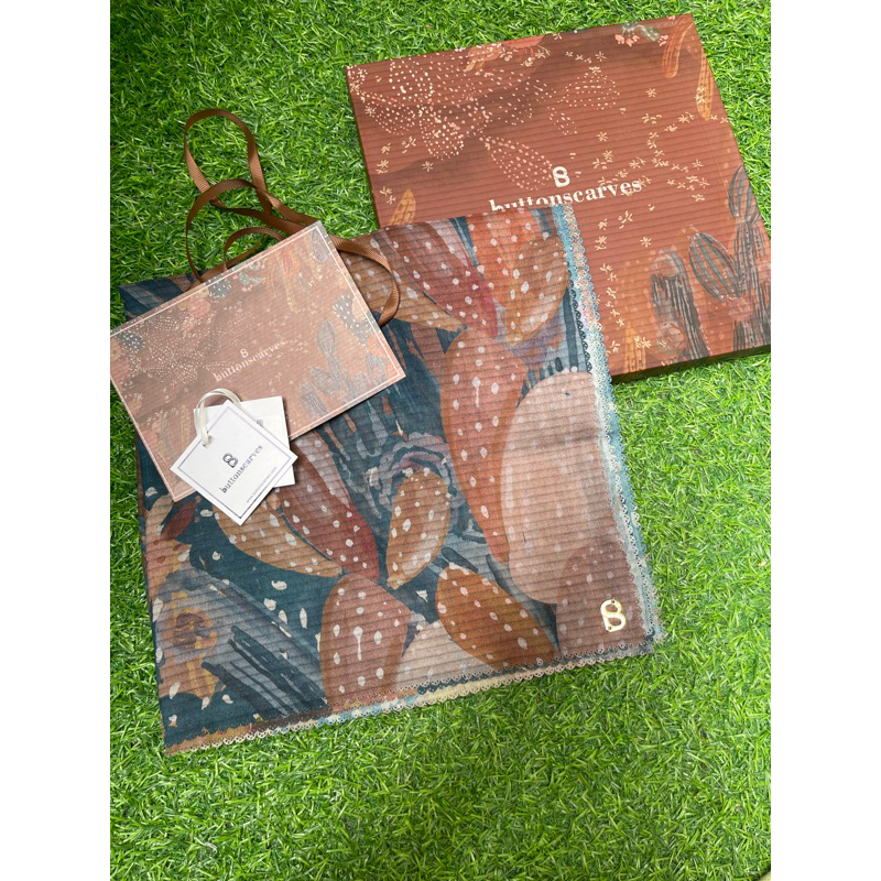 Preloved Button Scarves