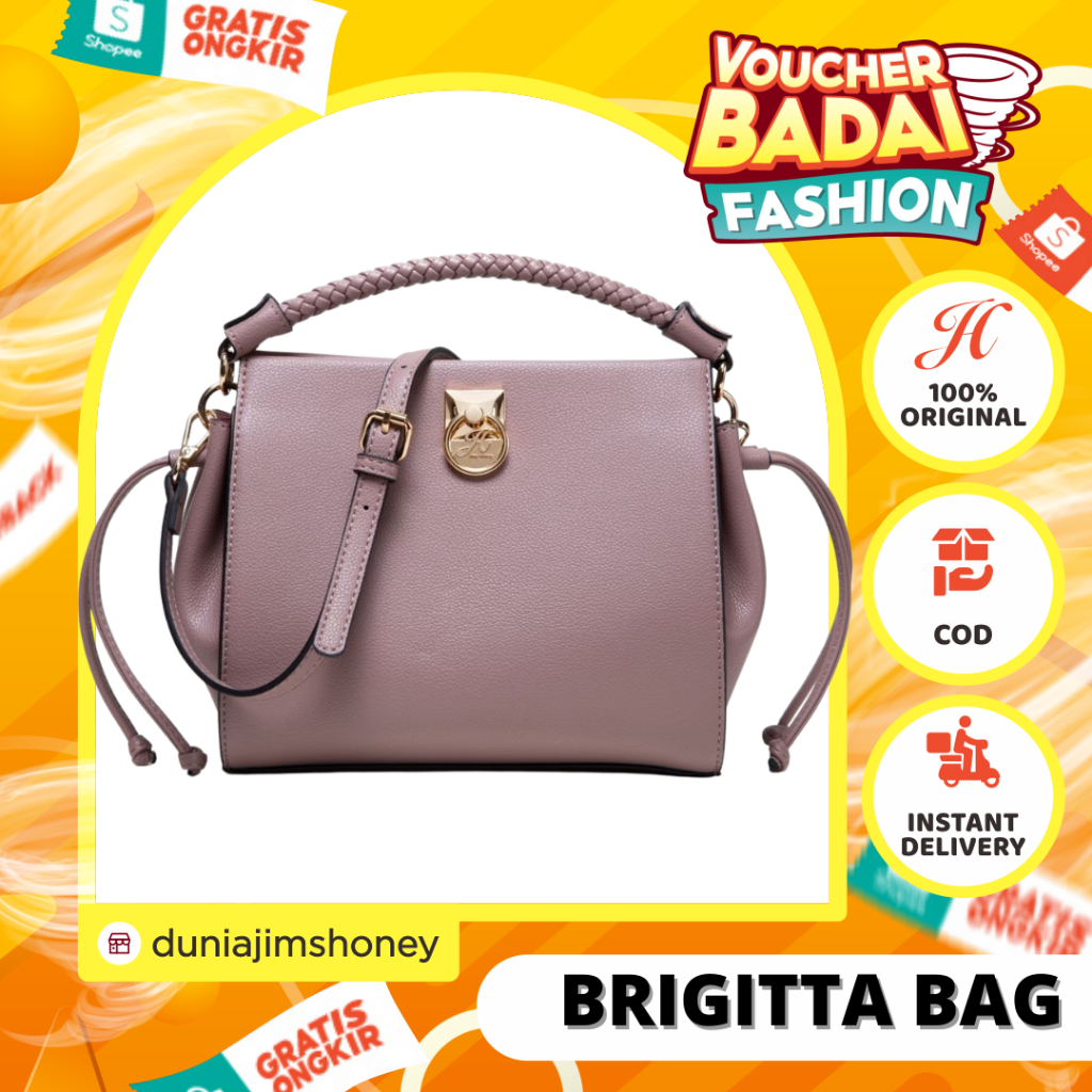 JIMS HONEY BRIGITTA BAG TAS SELEMPANG WANITA ORI JH