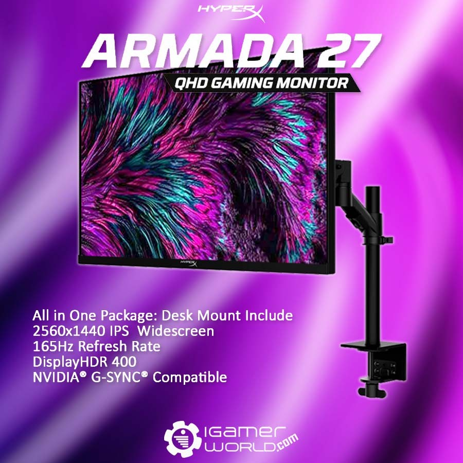 Hyperx Armada 27" QHD IPS Panel Gaming Monitor
