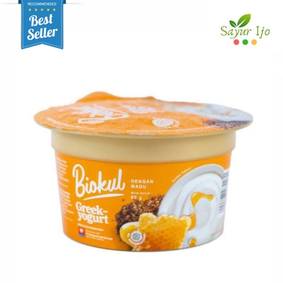 

Biokul Greek Yogurt Honey 80 ML Susu Olahan Rasa Madu