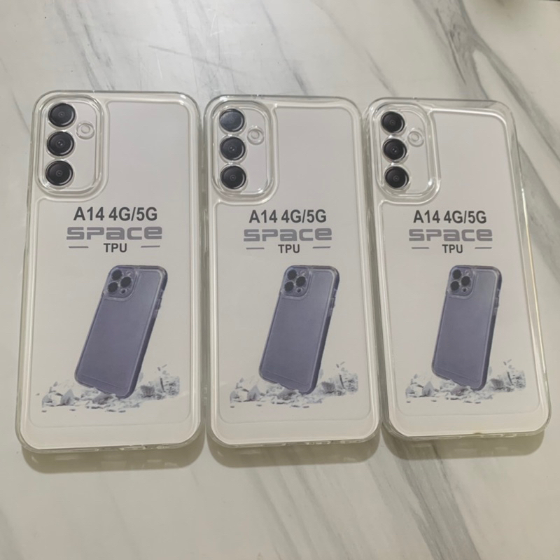 Softcase Samsung A11 M11 Samsung A12 4G Samsung A13 4G Samsung A14 4G 5G - Case Clear Bening Space Tpu - UA