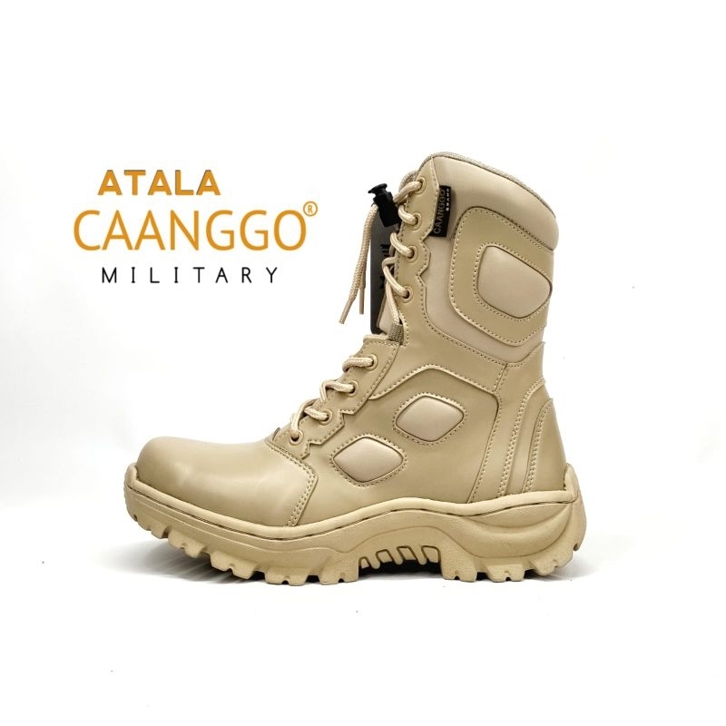 Caanggo -Sepatu pdl tactical outdoor boots safety C-2ATL CREAM