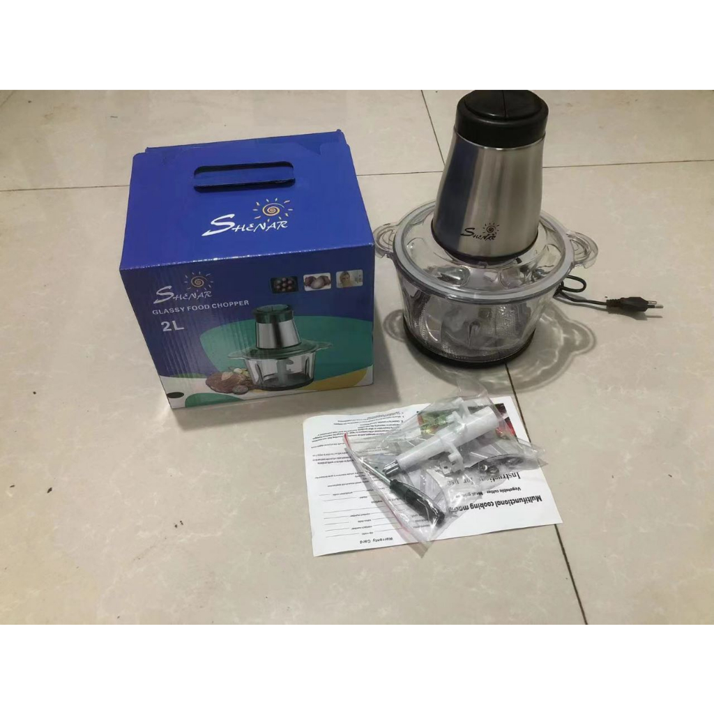 TERBARU-BLENDER CAPSULE CUTTER ELEKTRIK MEAT GRINDER FOOD PROCESOR/BLENDER KAPSUL 2L