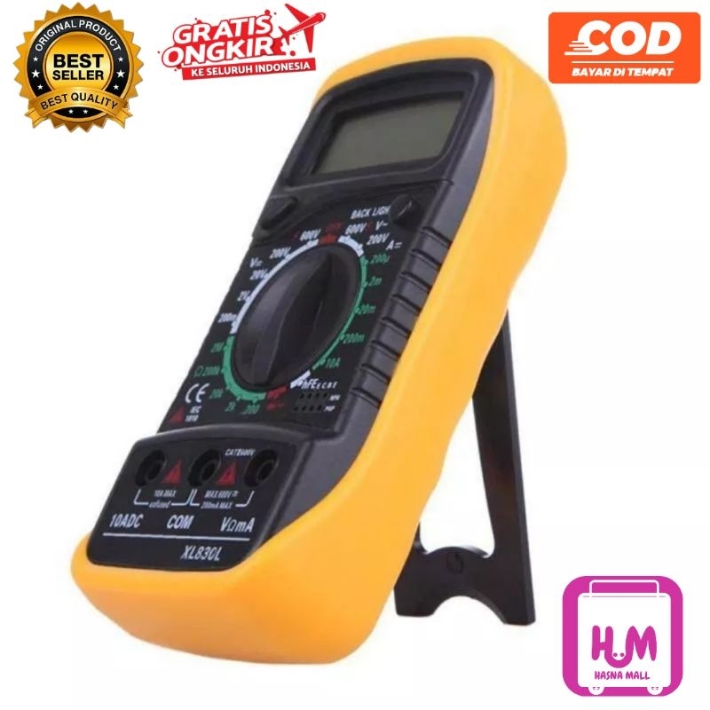 Multimeter Digital AC/DC Voltage Tester/Avometer Digital DT-9025A (Gratis Baterai)