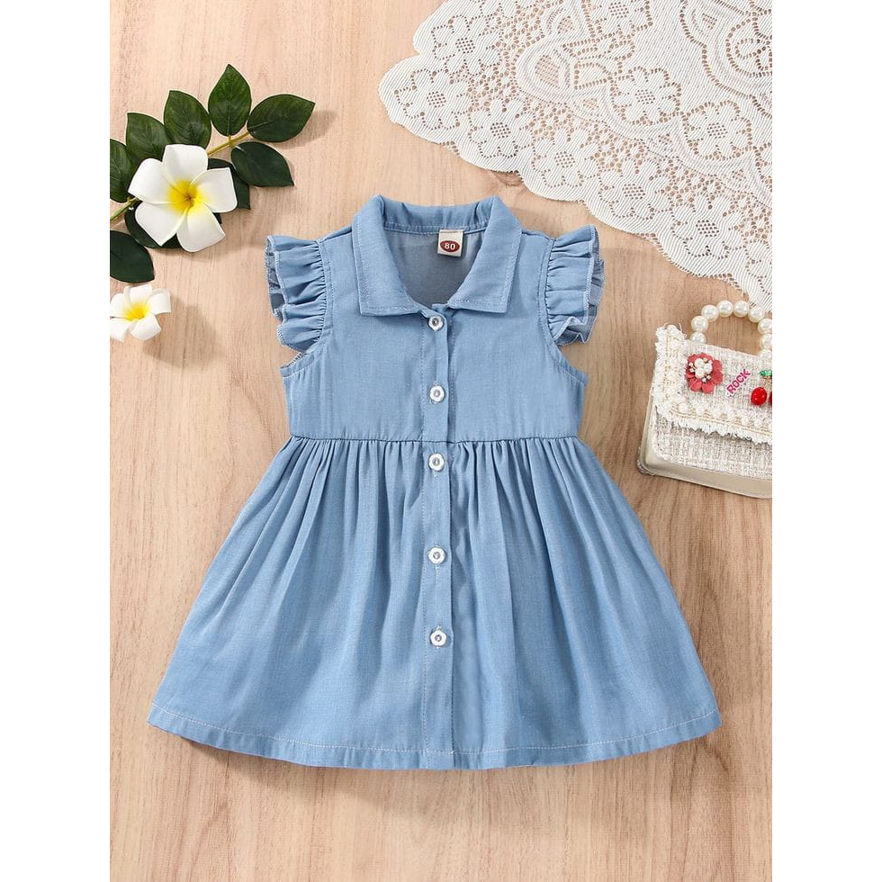 Dress Anak Perempuan Baju Drees Anak Perempuan Umur 1-6 Tahun Terbaru