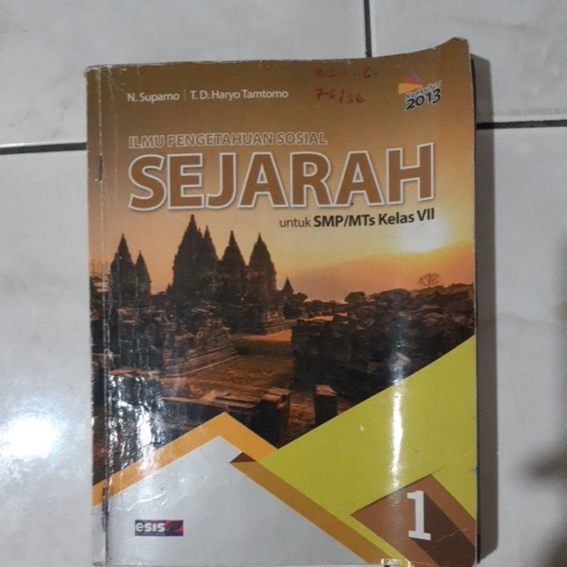 

Ilmu pengetahuan sosial sejarah untuk SMP/MTs Kelas VII kelas 7