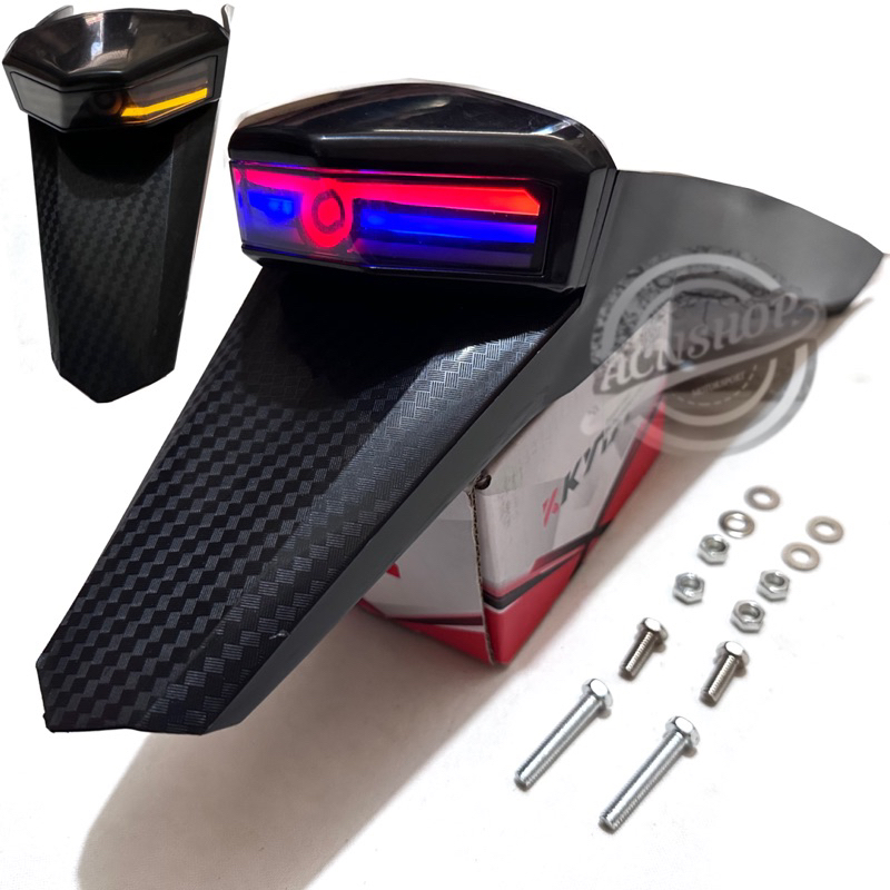 SPAKBOR BELAKANG KLX  BF DTRACKER/STOP LAMP 3IN1  LED KLX BF DTRACKER