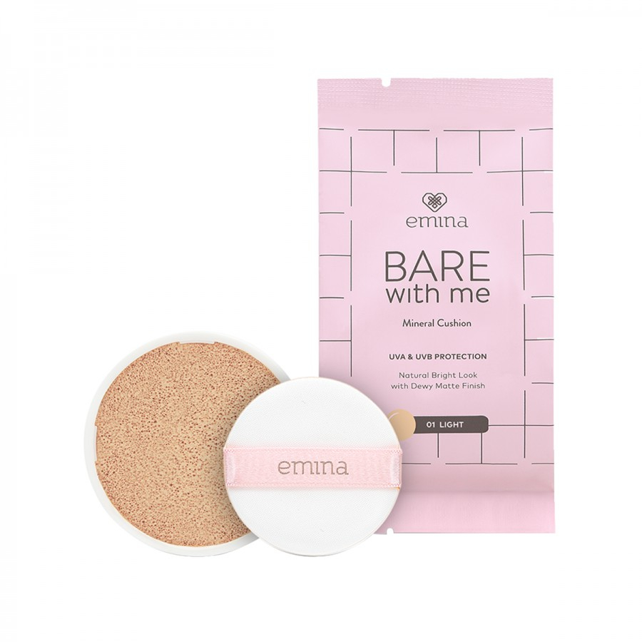 ✨ AKU MURAH ✨EMINA Refill Bare with Me Mineral Cushion