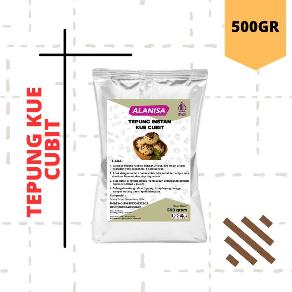 

PRAKTIS!! TEPUNG KUE CUBIT 500GR