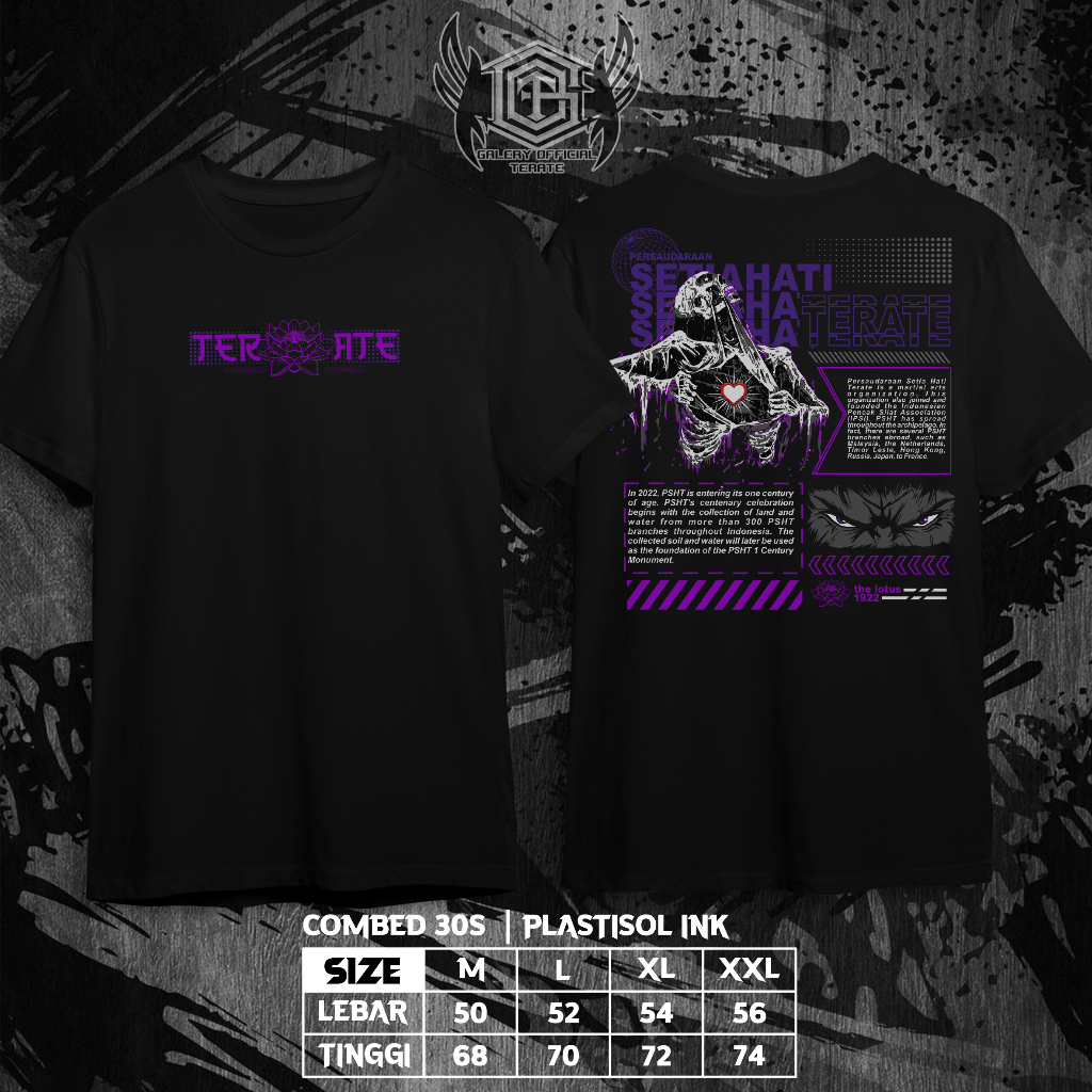 Kaos Psht Streewear Sablon Plastisol Ink