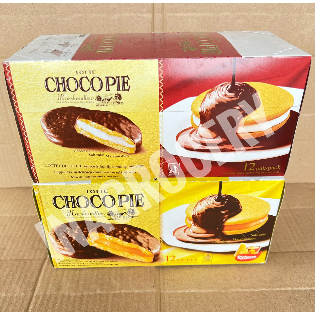 

LOTTE CHOCO PIE 12pcs x 28gr