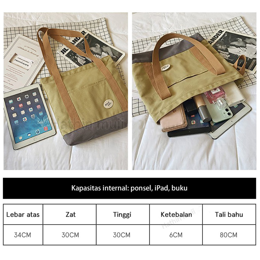 Tasmolly  Mismi Tote Bag Tas Selempang Wanita Korea Sling Bag Perempuan Stylish tas murah