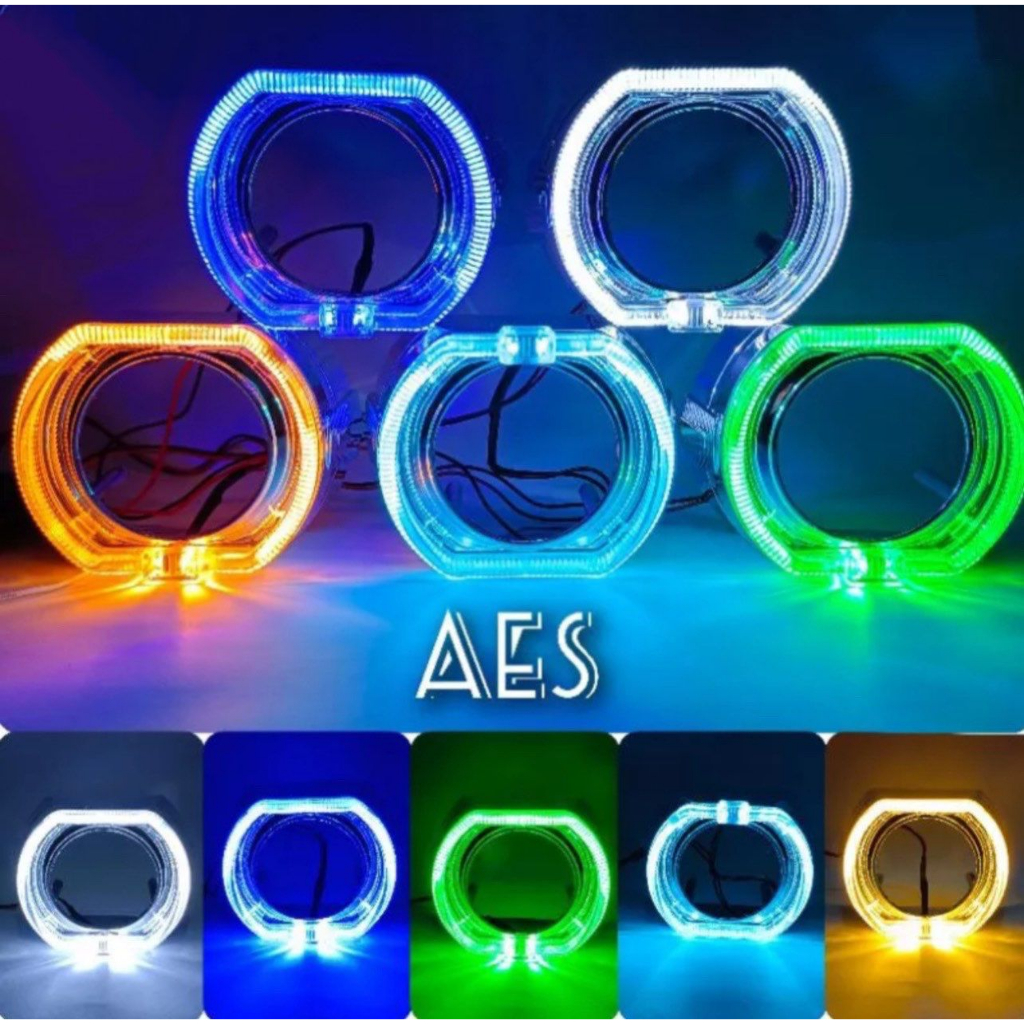 Shroud Projie Projector Biled HID AES BMW Style 2.5 Inchi / 3 Inchi / Shroud Bmw 2,5 in klasik