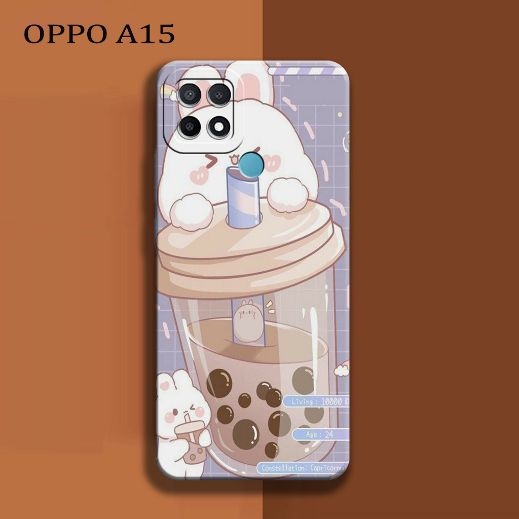 Case Hp Oppo A15 - A15S - Casing Hp Oppo A15 - A15S - External_acc - Fashion Case boba - Case Cewek 