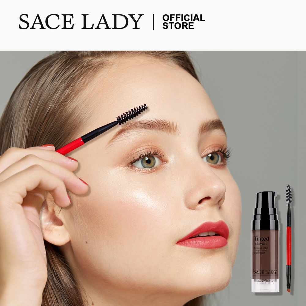 【BPOM】SACE LADY Eyebrow Cream Gel Waterproof Longlasting Pensil Alis-kosmetik Mata