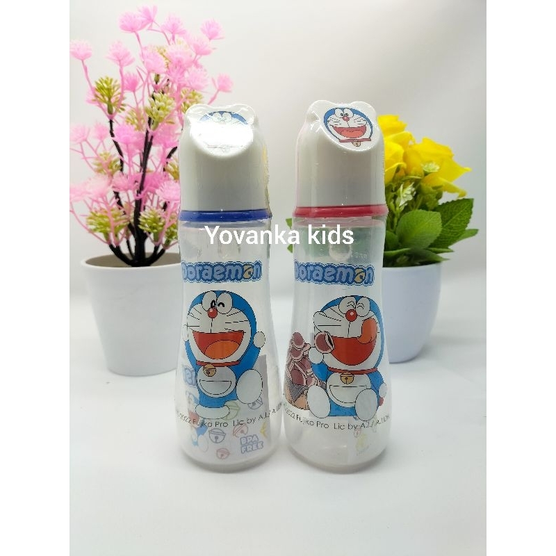 Botol Susu Dengan Karakter Doraemon Lucu BPA Free 250 Ml/125 Ml DOR-DB282/DB242/DB182/DB142