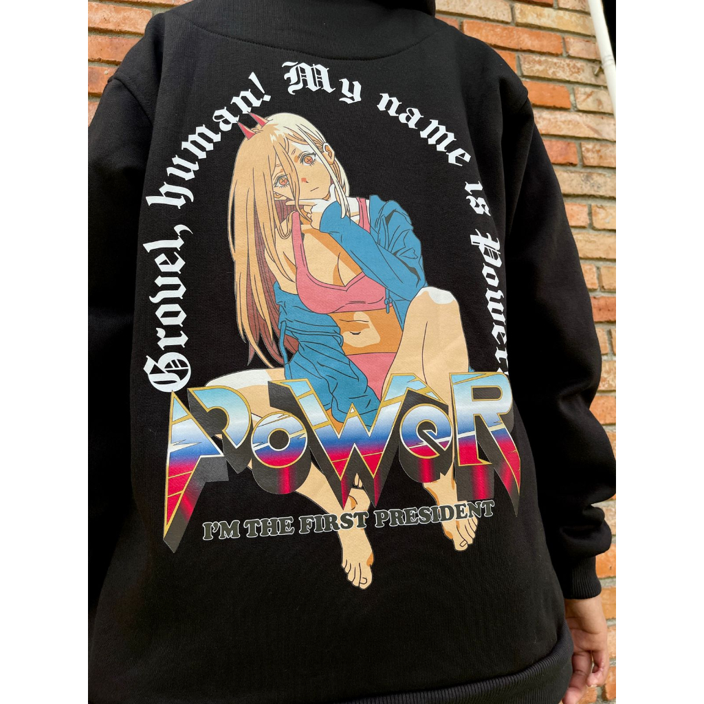 Hoodie Kawaii Power the Blood Devil Anime Manga Chainsaw Man Premium Unisex