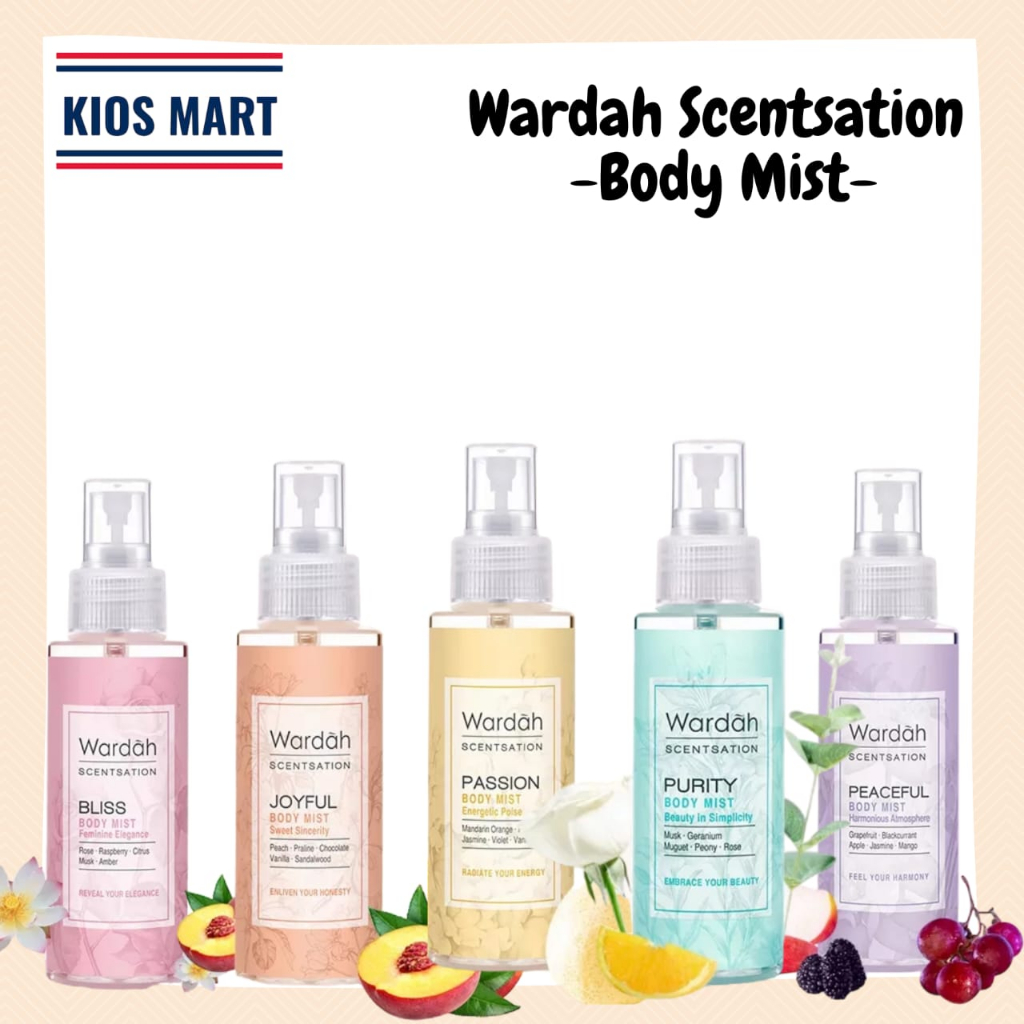 Wardah Scentsation Body Mist 100ml