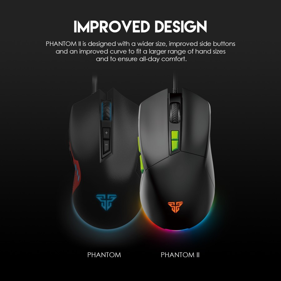 Fantech PHANTOM II VX6 Mouse Gaming Macro RGB