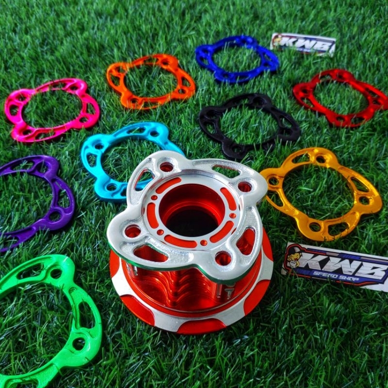 Pemanis cover gear belakang yamaha cnc alumunium pnp