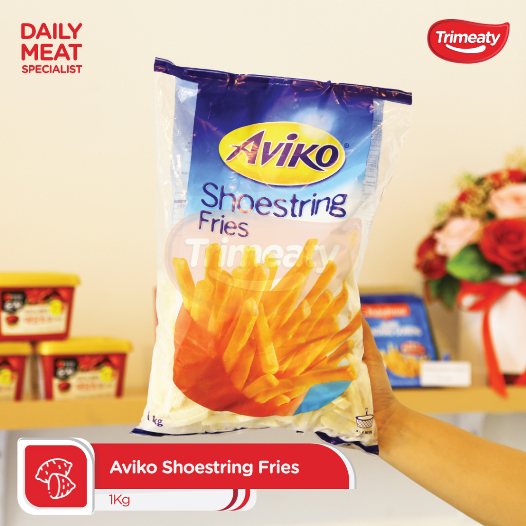

Aviko Shoestring Fries / Aviko Pommes Frites / Straight Cut - 1 kg
