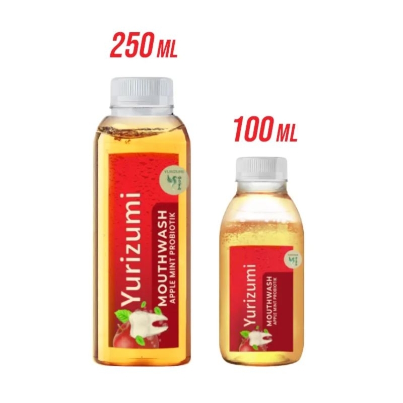 Yurizumi Mouthwash Apple Mint Probiotik BPOM Obat Kumur Menyegarkan Nafas Memperbaiki Masalah Sakit Gigi &amp; Gusi Mengurangi Plak Gigi Menghilangkan Bau Mulut / Obat Kumur Aroma Mint Segar / Obat Kumur Menghilangkan Karang Gigi Mengurangi Sakit Gigi &amp; Gusi