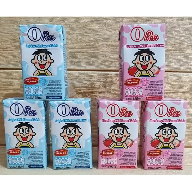 ✔MURAH Want Want O Pao Susu 125ml Halal / Susu Strawberry / Susu Original