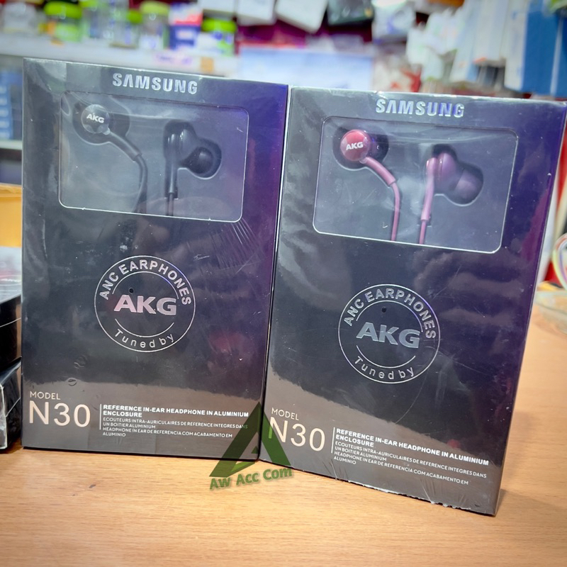 Headset AKG Samsung N-30 Series Extra Bass Universal Jack 3.5mm Earphone Samsung A20S A50S A11 A22 A23 A24 A32 A52 A12 A13 A14
