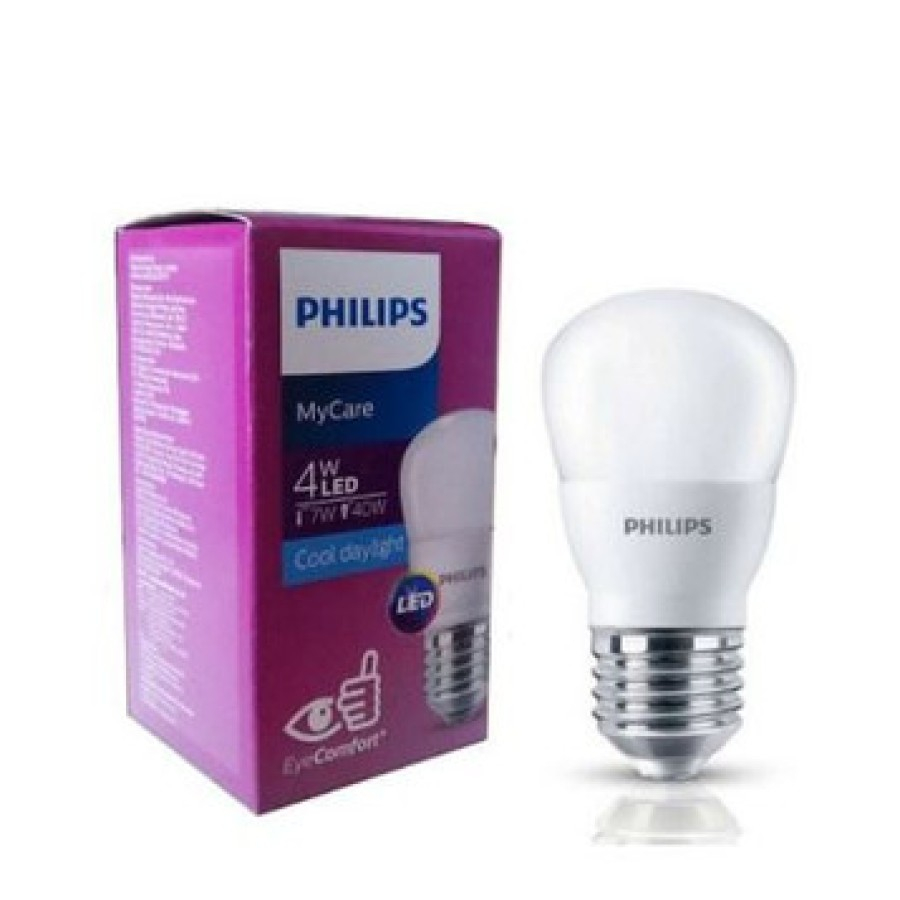 Lampu LedBulb Philips 4w Cooldaylight/Putih 6500 Kelvin