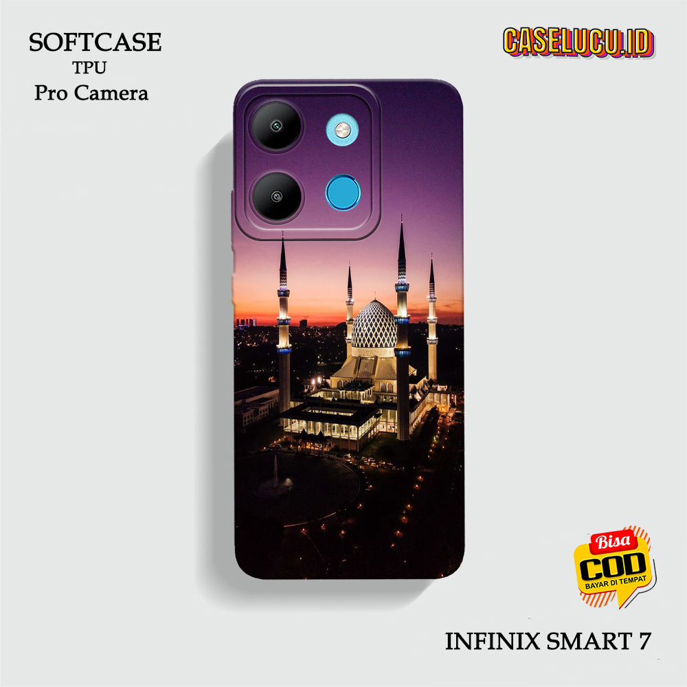 Case Hp Infinix Smart 7 2023 - Softcase Infinix Smart 7 Terbaru - Fashion Case Muslim - Casing Infinix Smart 7 - Kesing Infinix Smart 7 - Silikon Infinix Smart 7 - Case Lucu - Hardcase - Mika Hp - Aksesoris Handphone - Motif Cewe / Cowo - Bisa COD