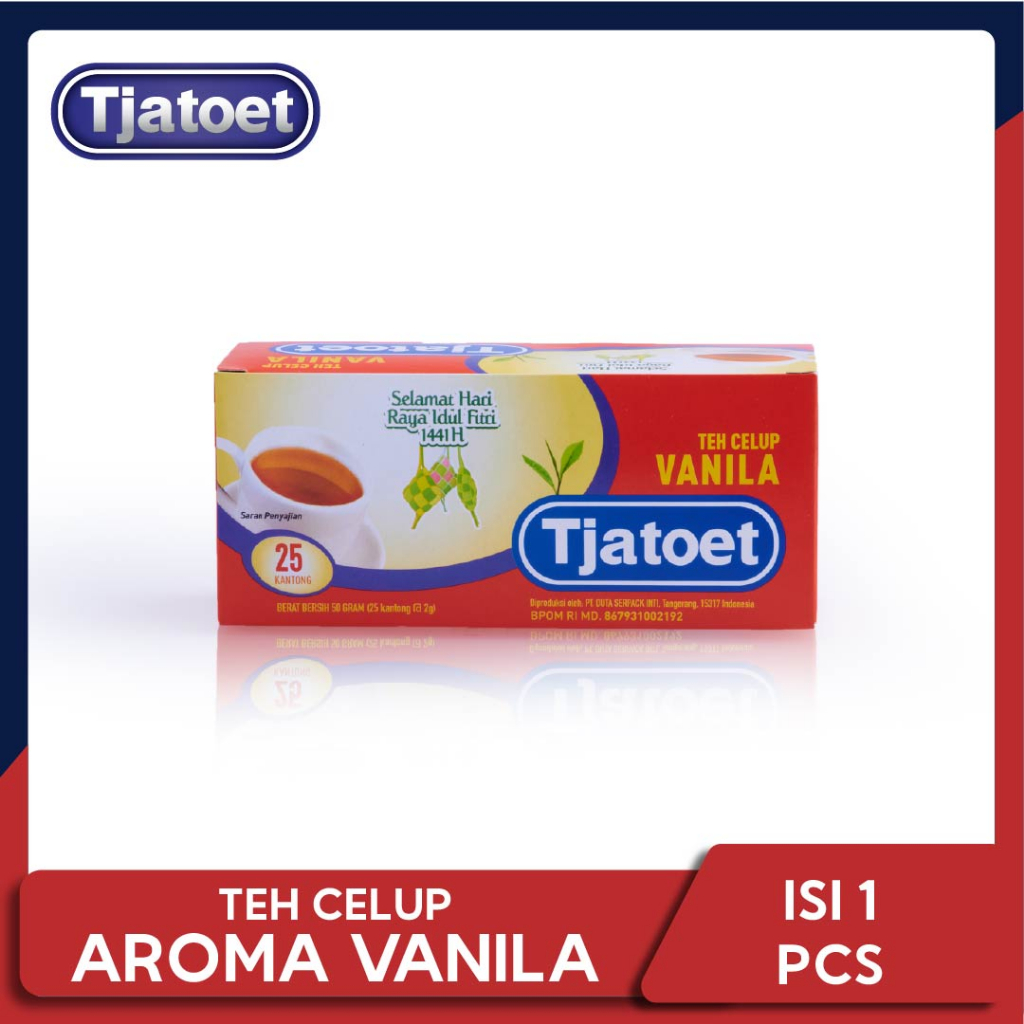 

Tjatoet Vanilla 50gr [1Box @25 kantong/ 2gr]