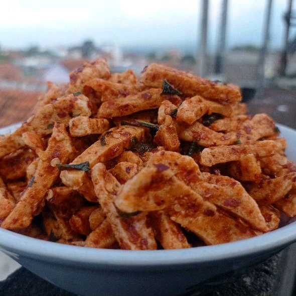 Basreng Pedas Daun Jeruk 1 kg - Baso Goreng