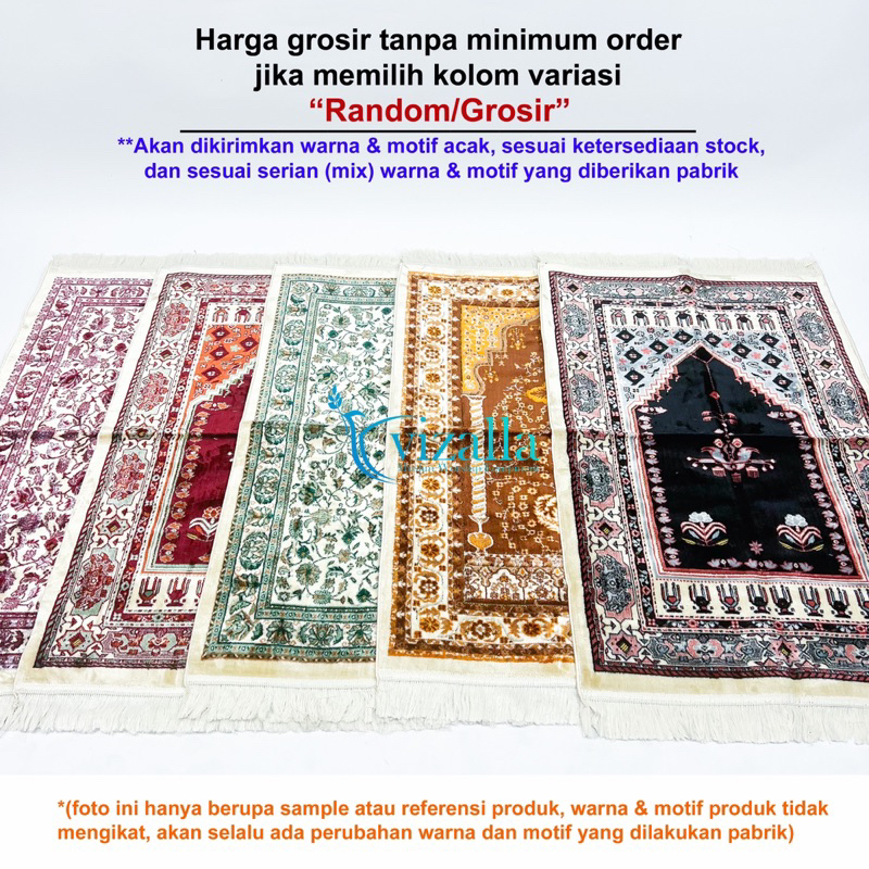 Sajadah Yakar Fantasy Carpet Besar/ 110*70 Sajadah Wangi/ Grosir Sajadah