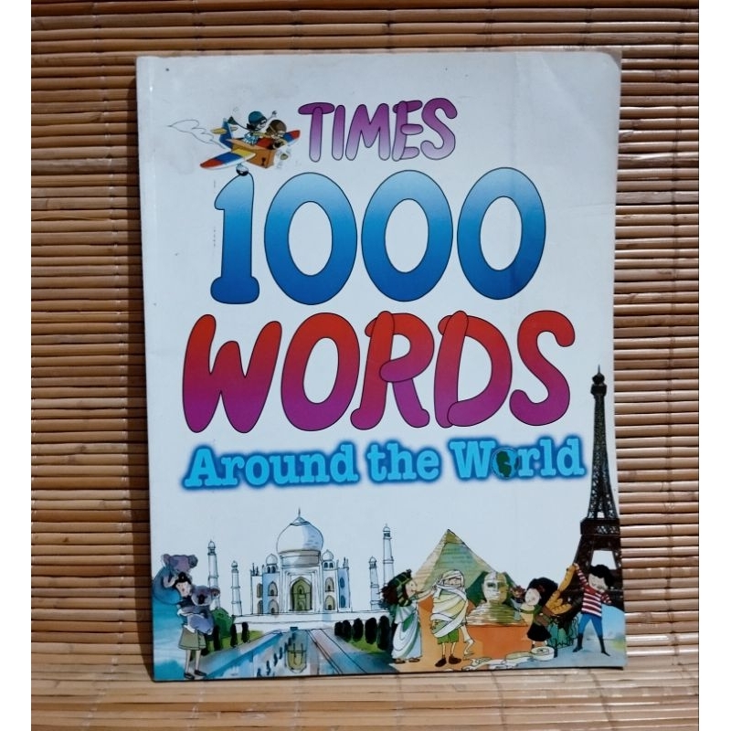Buku anak bahasa inggris. Kamus. Times. 1000 words around the world. Seken ori