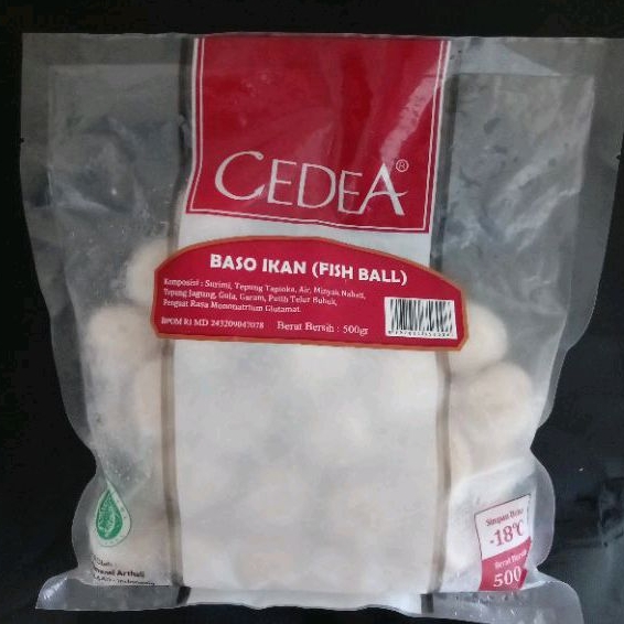 

Cedea Bakso Ikan (Fish Ball) 500 gr