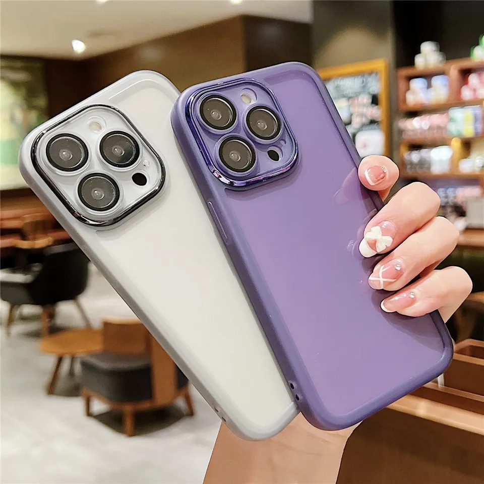 SILICONE CAMERA LENS Protect Pelindung Kamera Iphone XR XS MAX 11 12 13 14 Pro max 14 Plus Case Casing Cover