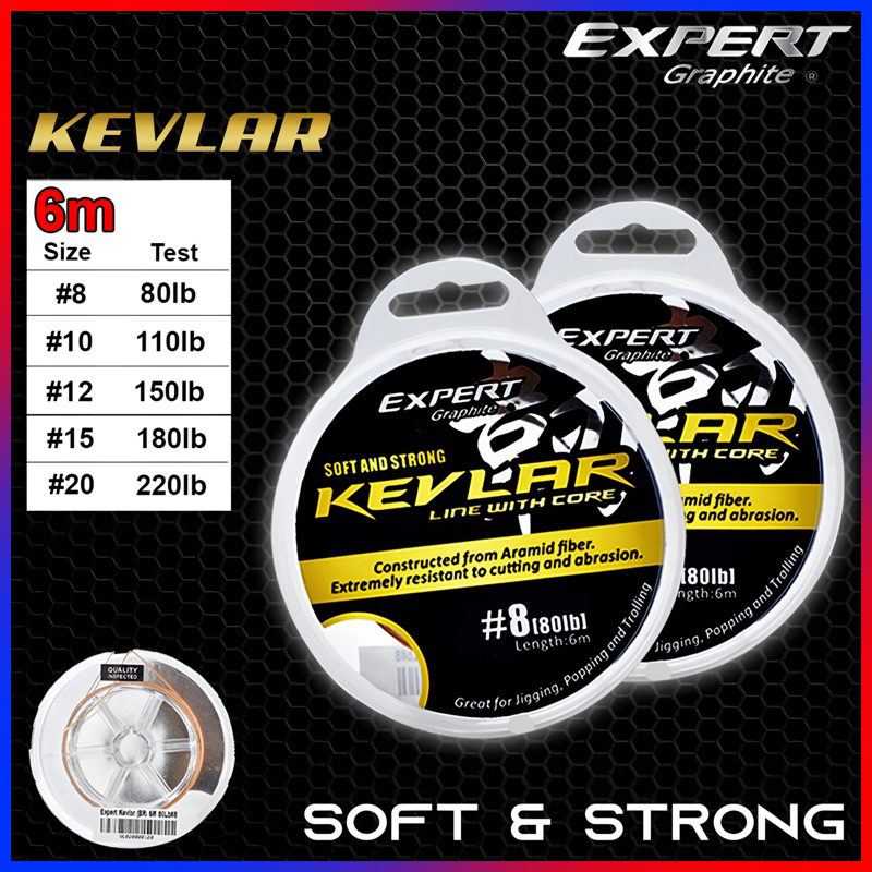 SENAR PANCING EXPERT KEVLAR LINE WITH CORE ASSIST HOOK