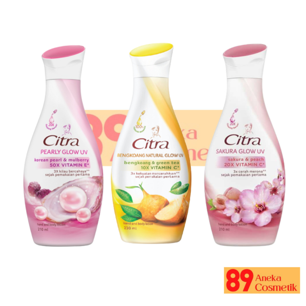 Citra Hand and Body Lotion Bengkoang Sakura Pearly 210ml