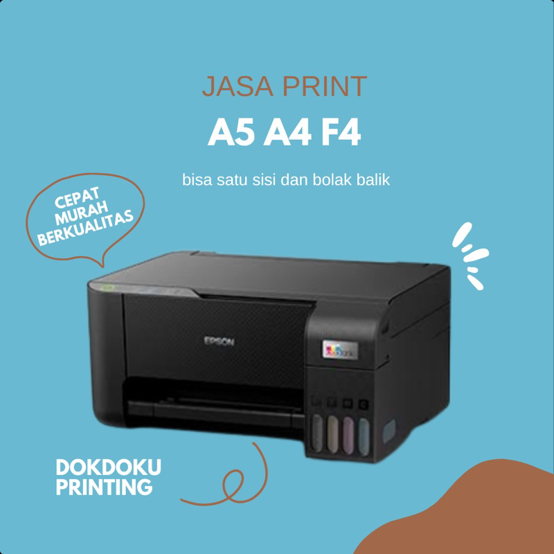 

jasa print/cetak hvs a5 a4 f4