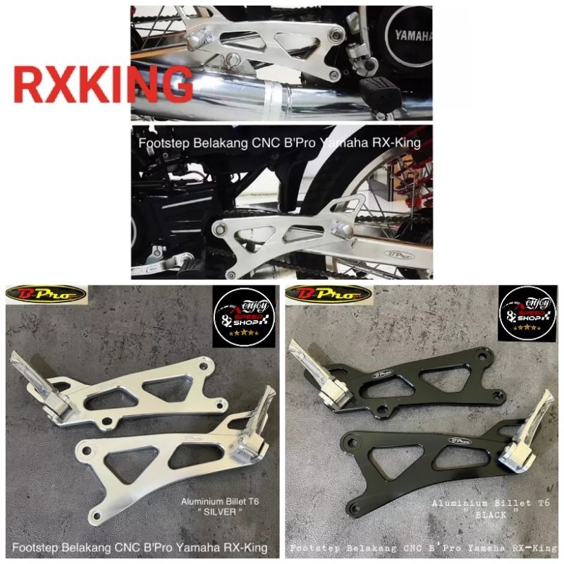 footstep belakang / step pijakan kaki Asli Bpro racing yamaha rxk rx king rxking