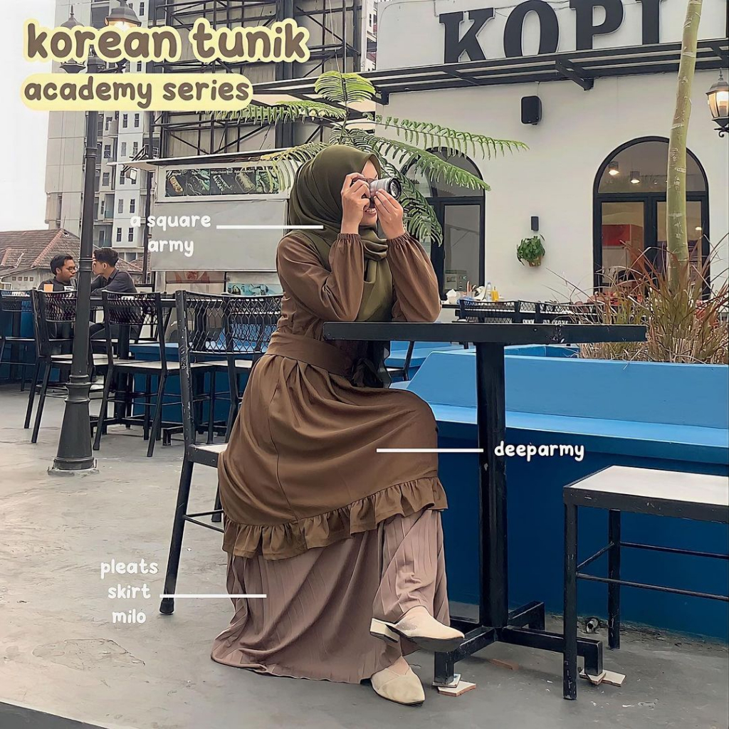 KOREAN TUNIK ACADEMY BY ARUNA OUTFIT