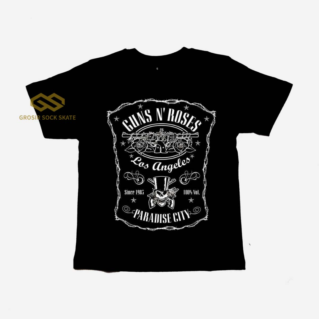 KAOS BAND ANAK/ KAOS MUSIK GUNS N ROSES USIA 1-12 TAHUN